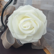10 Pcs Artificial Foam Rose Heads for Crafts Wedding Decorations Bulk Wholesale