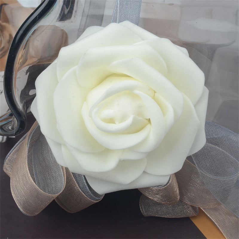 10 Pcs Artificial Foam Rose Heads for Crafts Wedding Decorations Bulk Wholesale
