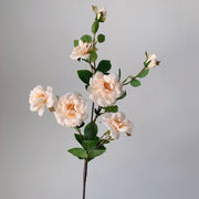 Rose Iceberg Artificial Silk Flower Stems Spray, 12 Inch, 10 Pcs Bulk Wholesale