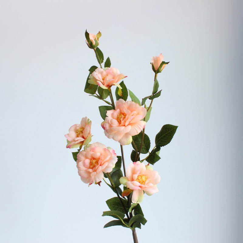 Rose Iceberg Artificial Silk Flower Stems Spray, 12 Inch, 10 Pcs Bulk Wholesale