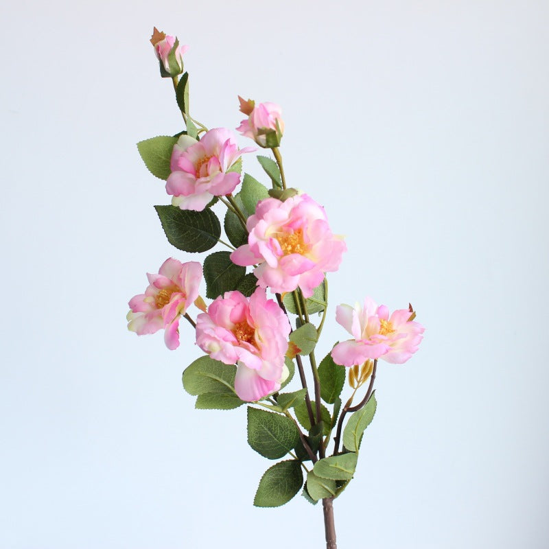 Rose Iceberg Artificial Silk Flower Stems Spray, 12 Inch, 10 Pcs Bulk Wholesale