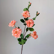 Rose Iceberg Artificial Silk Flower Stems Spray, 12 Inch, 10 Pcs Bulk Wholesale