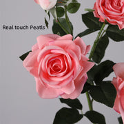 29.5 Inch Artificial Rose Spray Stems, Real Touch, Bulk Quantity