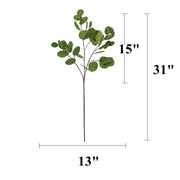 31 Inch Extra Tall Eucalyptus Stems Spray 10 Pcs Artificial Greenery Decor Bulk