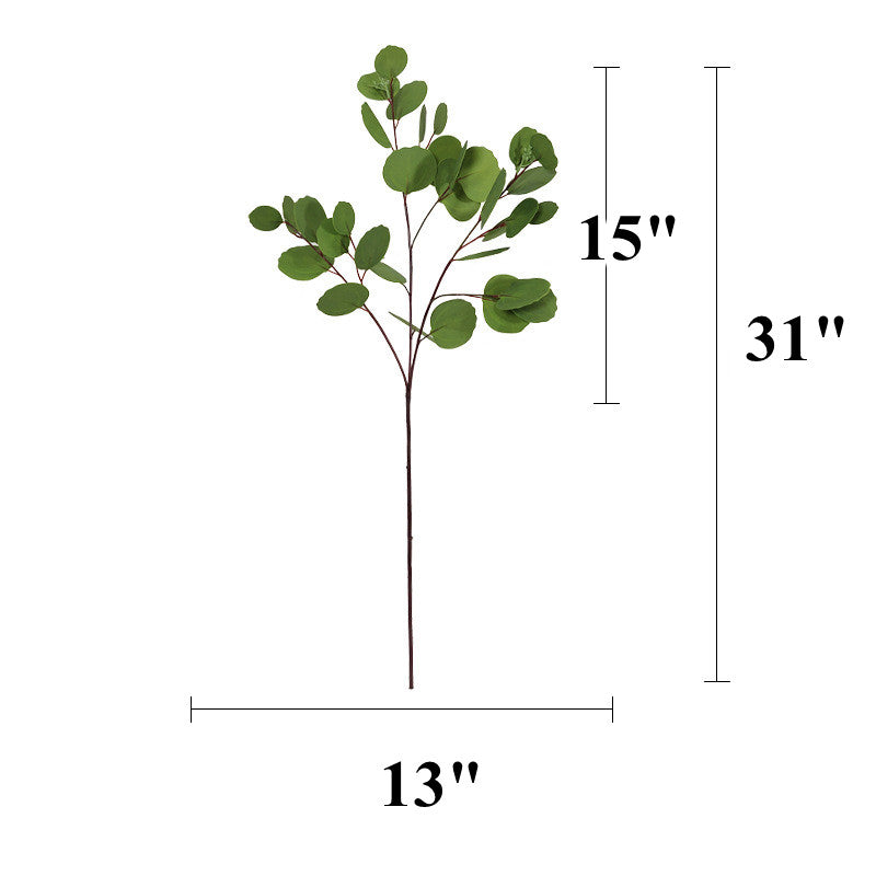 31 Inch Extra Tall Eucalyptus Stems Spray 10 Pcs Artificial Greenery Decor Bulk