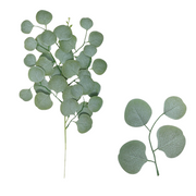Artificial Greenery Stems 20 Pcs Silk Green Leaves Branches for DIY Wedding Arch Bouquet Vase Filler Table Centerpieces