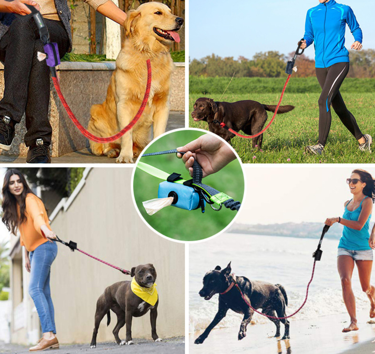 Premium Dog Poop Bag Holder 2 Pack Reusable Mesh Dispenser Clip for Outdoor Adventures Leash Walking Park Travel Essentials