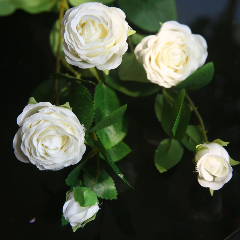 31 Inch Silk Rose Spray Stems Bulk 10 Pcs Artificial Spring Flowers for Floral Arrangements