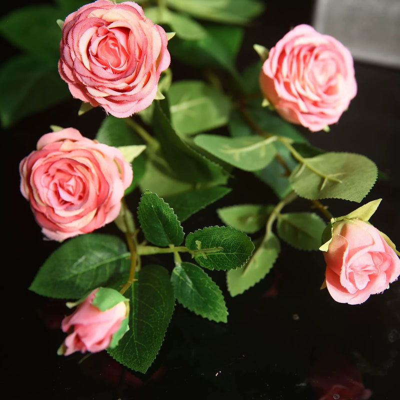 31 Inch Silk Rose Spray Stems Bulk 10 Pcs Artificial Spring Flowers for Floral Arrangements