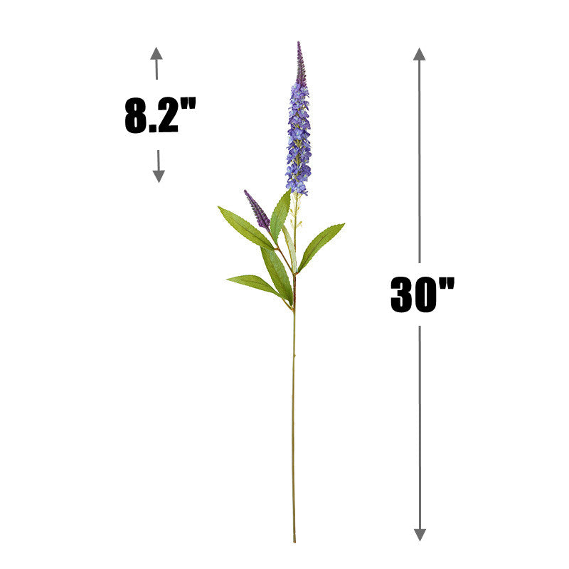 30 Inch Silk Lavender Flowers Stem Branch, 1 Pc, Sage Green Artificial Flower