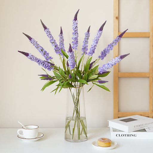 30 Inch Silk Lavender Flowers Stem Branch, 1 Pc, Sage Green Artificial Flower