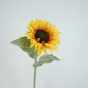 Artificial Sunflower Stem 23.6 Inch Real Touch Silk Flower