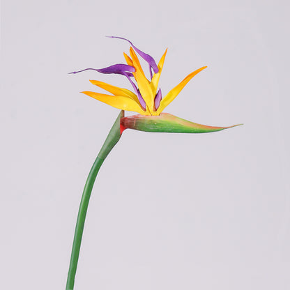 Realistic Bird of Paradise Artificial Flower - 28.3" Tall - High-Quality Rubber - for Home Decor Weddings & Photography
