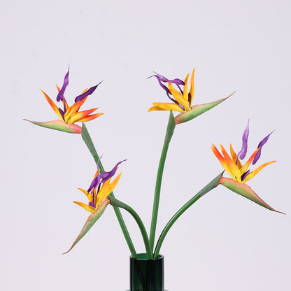 Realistic Bird of Paradise Artificial Flower - 28.3" Tall - High-Quality Rubber - for Home Decor Weddings & Photography