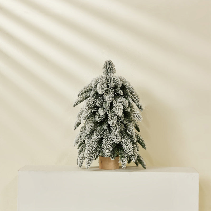 17 Inch Small Artificial Christmas Trees Bulk Pack Potted 10 Pcs