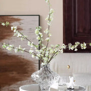 39 Inch Snow Willow Blossom Branch Stems 6 Pcs Artificial Spring Flowers