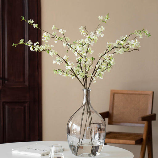 39 Inch Snow Willow Blossom Branch Stems 6 Pcs Artificial Spring Flowers
