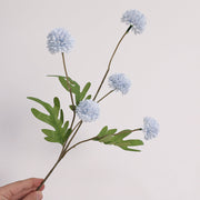 8 Colors Artificial Silk Pompon Mums 8 Pcs Bulk Chrysanthemums for DIY Bouquets