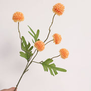 8 Colors Artificial Silk Pompon Mums 8 Pcs Bulk Chrysanthemums for DIY Bouquets