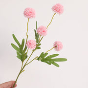 8 Colors Artificial Silk Pompon Mums 8 Pcs Bulk Chrysanthemums for DIY Bouquets