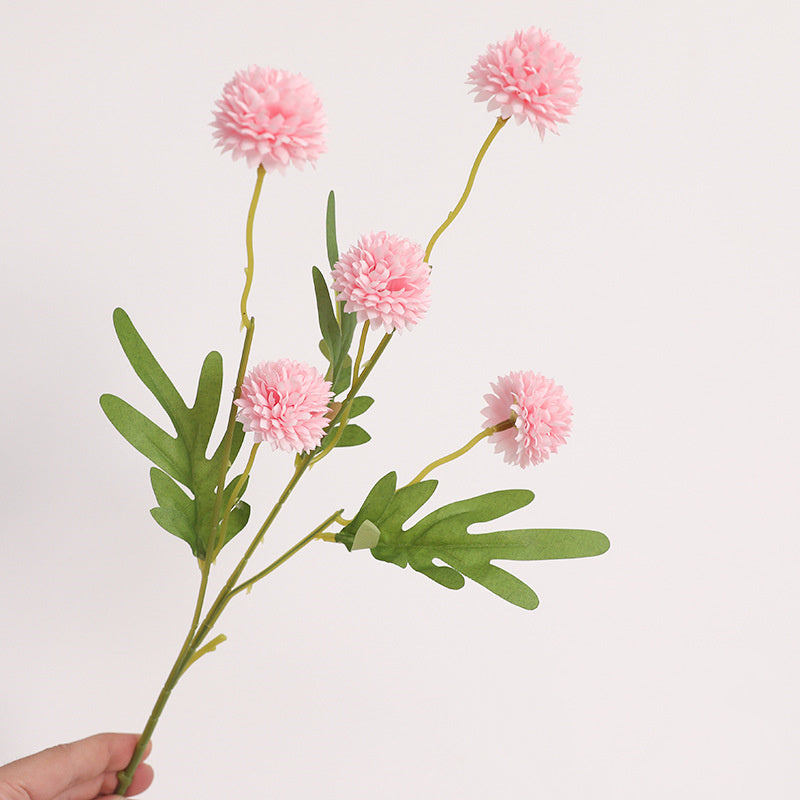 8 Colors Artificial Silk Pompon Mums 8 Pcs Bulk Chrysanthemums for DIY Bouquets