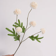 8 Colors Artificial Silk Pompon Mums 8 Pcs Bulk Chrysanthemums for DIY Bouquets