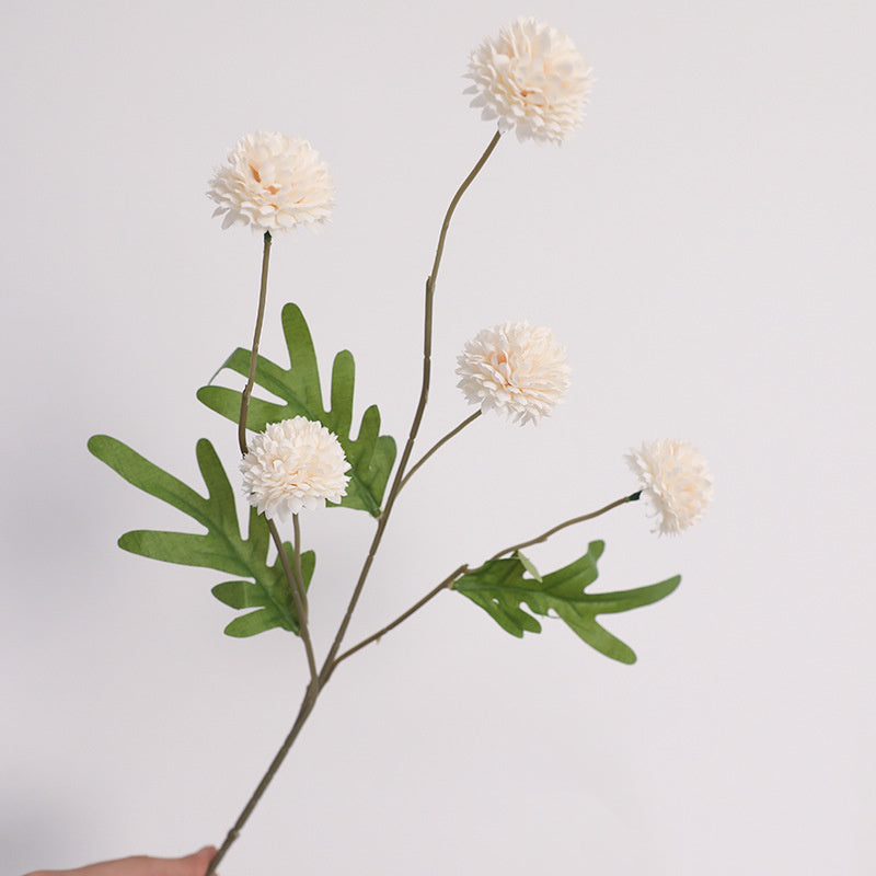 8 Colors Artificial Silk Pompon Mums 8 Pcs Bulk Chrysanthemums for DIY Bouquets