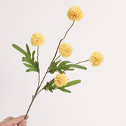 8 Colors Artificial Silk Pompon Mums 8 Pcs Bulk Chrysanthemums for DIY Bouquets