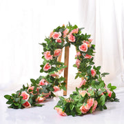 3 Pcs Artificial Peony Garland Greenery Floral Decoration Silk Flowers
