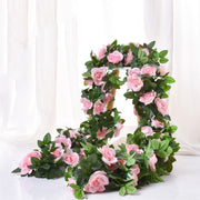 3 Pcs Artificial Peony Garland Greenery Floral Decoration Silk Flowers
