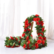 3 Pcs Artificial Peony Garland Greenery Floral Decoration Silk Flowers