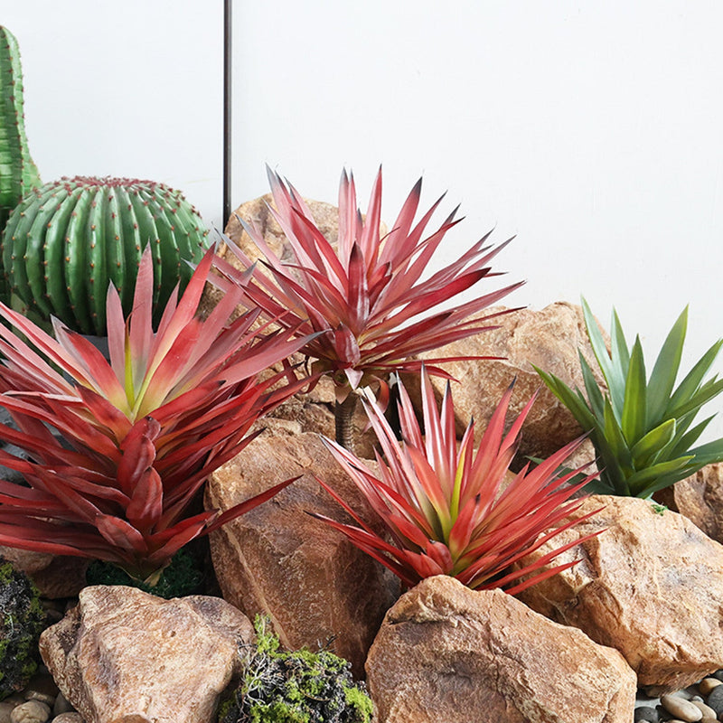 19.6 Inch Artificial Agave Potted Plant Bulk Faux Landscaping Succulent