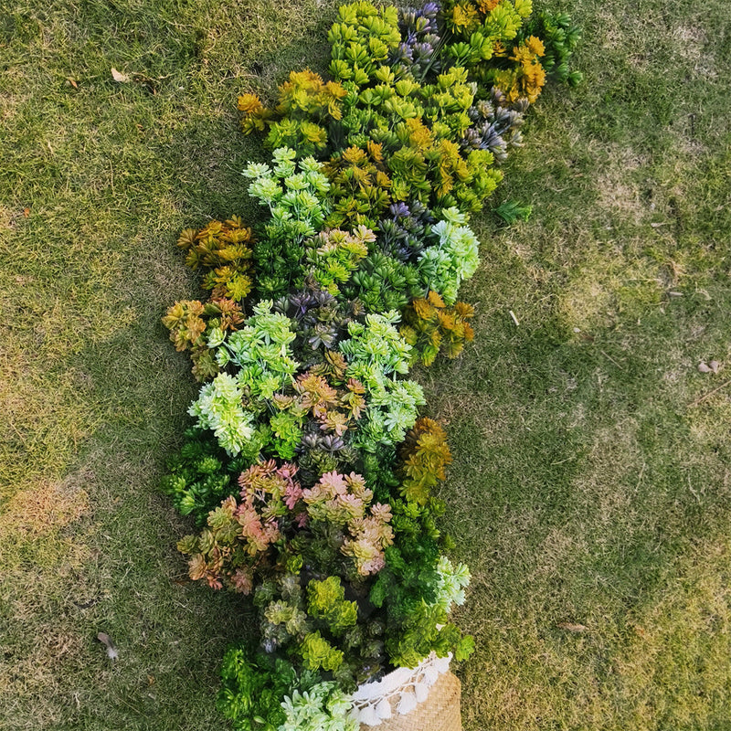 8 Pcs Artificial Succulent Bush Plants for Outdoors, Bulk Wholesale