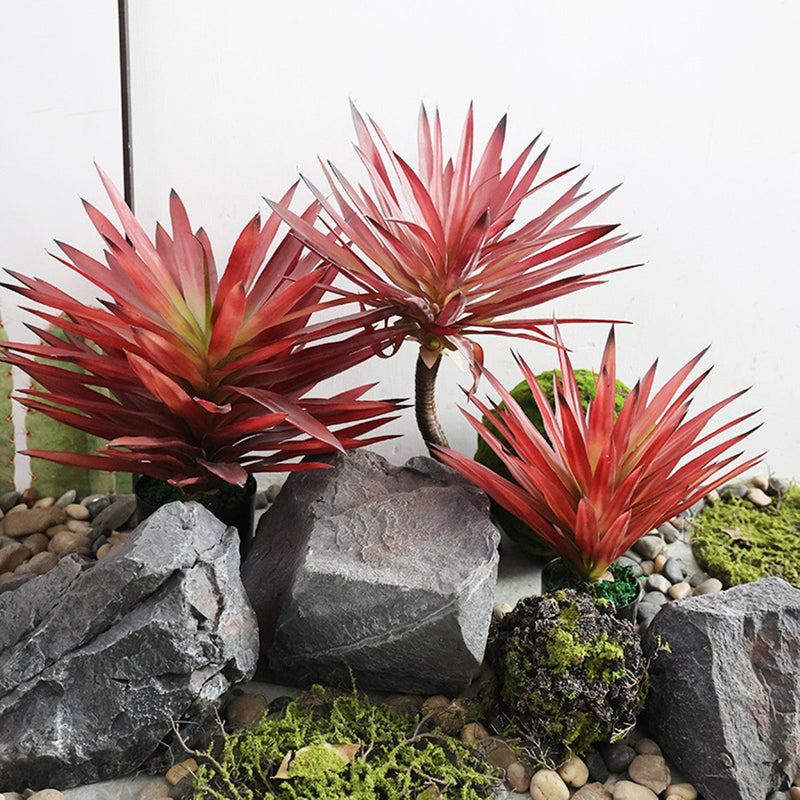 19.6 Inch Artificial Agave Potted Plant Bulk Faux Landscaping Succulent
