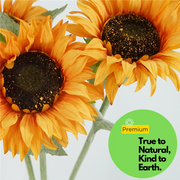 Artificial Sunflower Stem 23.6 Inch Real Touch Silk Flower