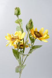 Artificial Silk Sunflower Stems 24 Inch 10 Pcs Bulk Wholesale