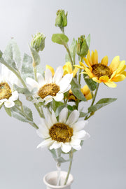 Artificial Silk Sunflower Stems 24 Inch 10 Pcs Bulk Wholesale