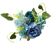 12 Inch Small Artificial Peony Stems Bundle, 12 Pcs Silk Flowers for Wedding Crafts Table Arrangements