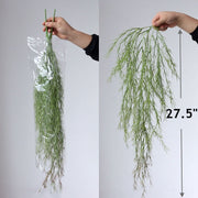 2 Pcs Artificial Rosemary Trailing Plants Greenery for Wedding Bouquets