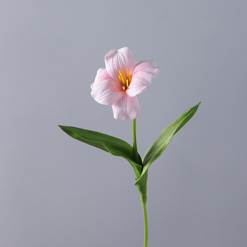 17 Inch Real Touch Artificial Tulip Stems, 10 Pcs Bulk Silk Flowers