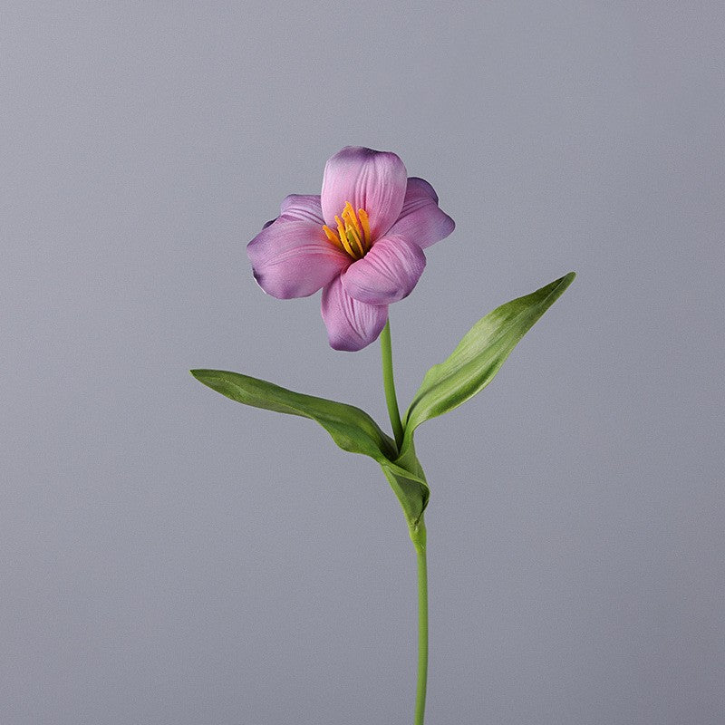 17 Inch Real Touch Artificial Tulip Stems, 10 Pcs Bulk Silk Flowers