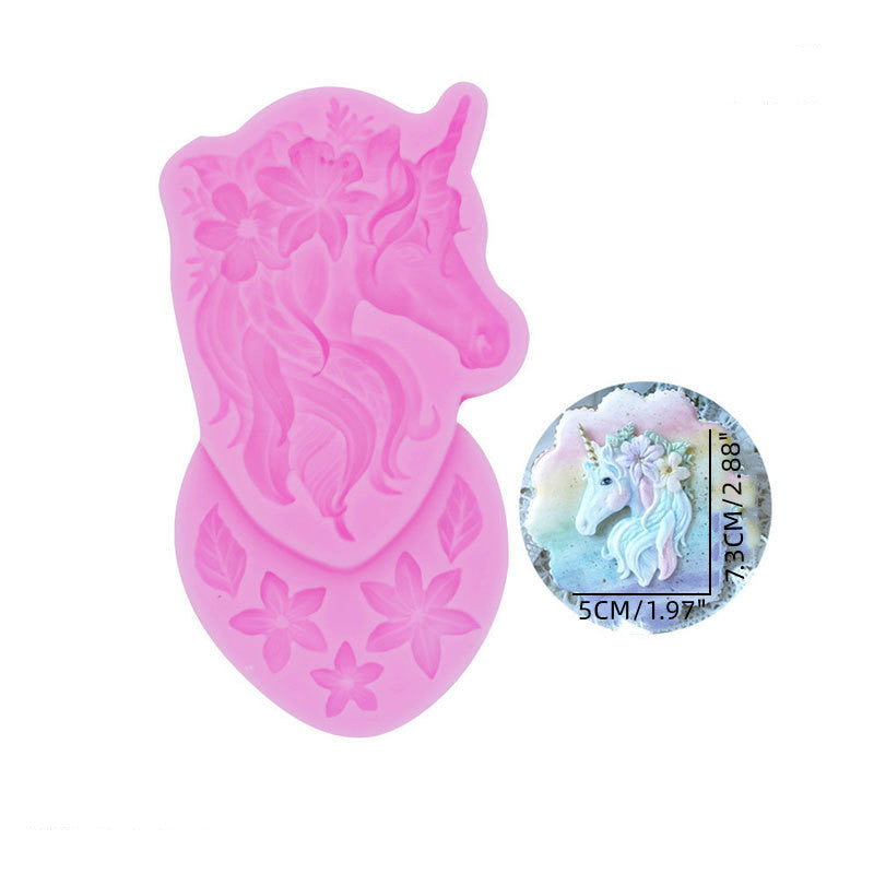 Silicone Unicorn Mold for Cake - Baking Decoration Tool