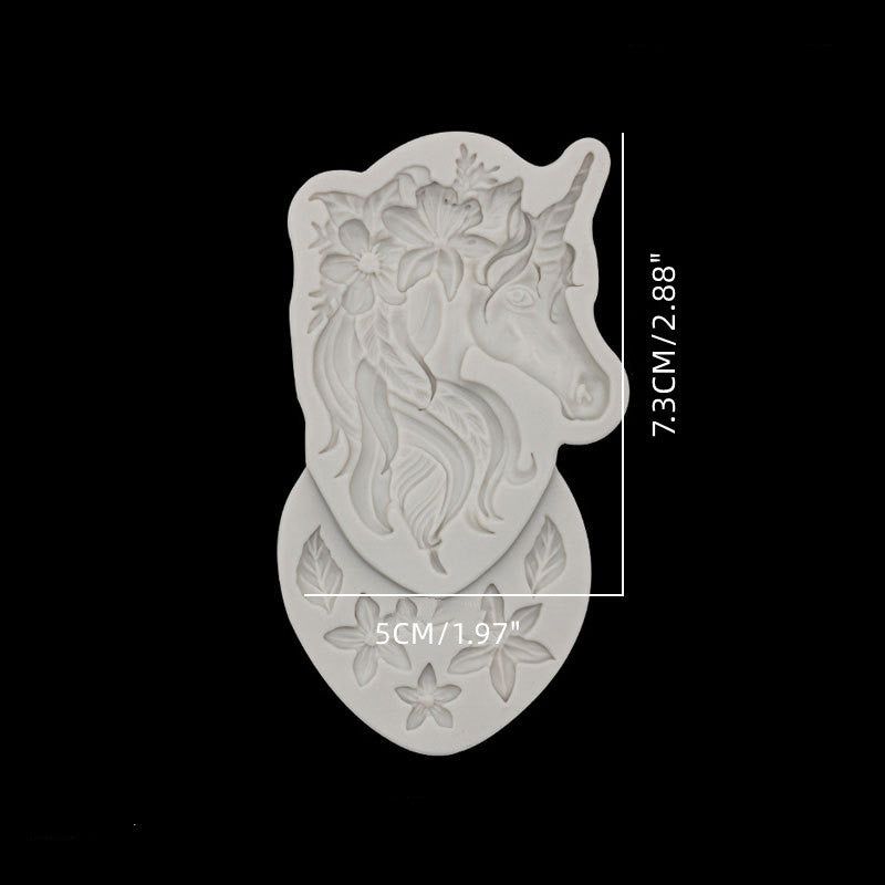 Silicone Unicorn Mold for Cake - Baking Decoration Tool