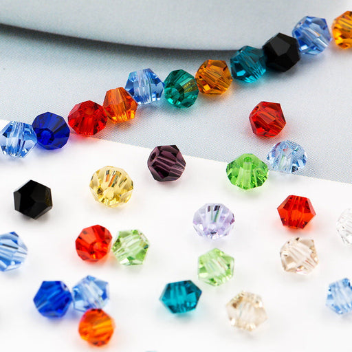 720 Pcs 4mm Diamond Shape Glass Vase Fillers Bulk Artificial Decorative Stones