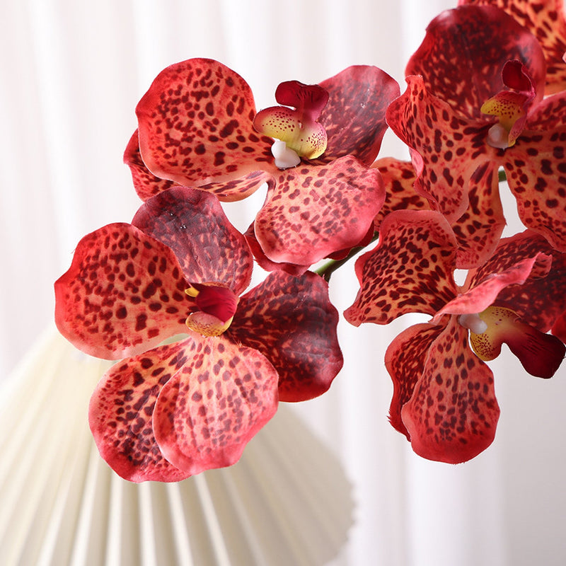 31 Inch Extra Long Vanda Orchid Stems 10 Pcs Real Touch Artificial Flowers Bulk