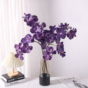31 Inch Extra Long Vanda Orchid Stems 10 Pcs Real Touch Artificial Flowers Bulk