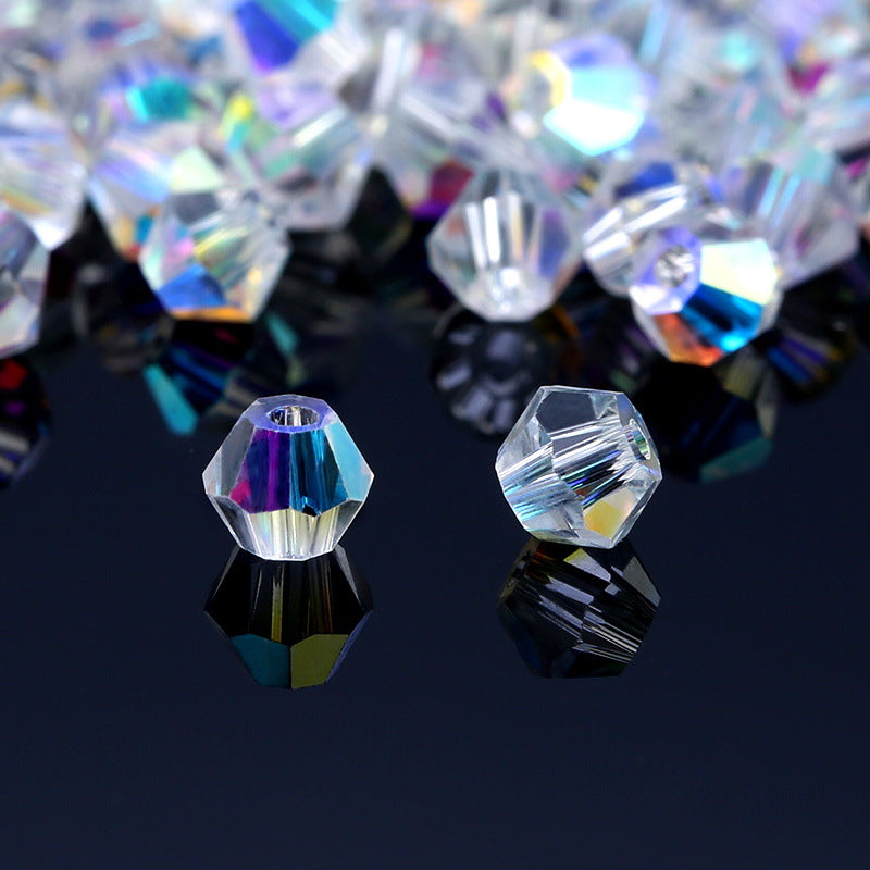 720 Pcs 4mm Diamond Shape Glass Vase Fillers Bulk Artificial Decorative Stones