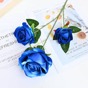 26 Inch Artificial Velvet Rose Spray Stems, 3 Heads, Bulk Quantity