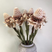 35 Inch Artificial Torch Ginger Stems Bulk 10 Pcs Silk Flower Stems
