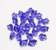 250 Pcs Crystal Vase Filler Ice Cubes Bulk Clear Acrylic Decorative Fillers for Arrangements
